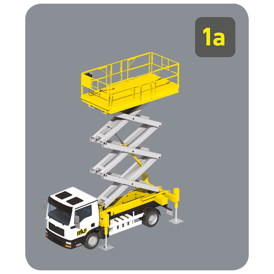 Hubarbeitsbühne Kategorie 1a