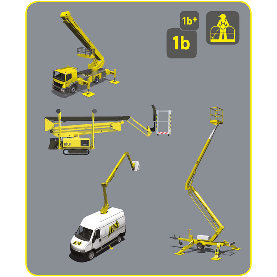 Hubarbeitsbühne Kategorie 1b 1b+